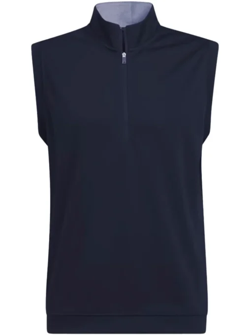 Adidas Elevated 1/4-Zip Pullover Vest - Collegiate Navy