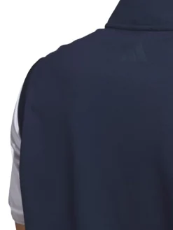 Adidas Elevated 1/4-Zip Pullover Vest - Collegiate Navy