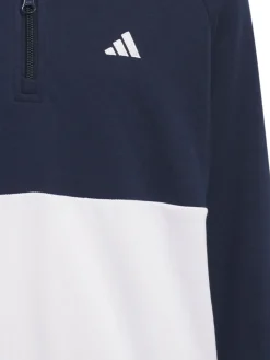 Adidas Jr Boys' Colorblock Hoodie - Collegiate Navy
