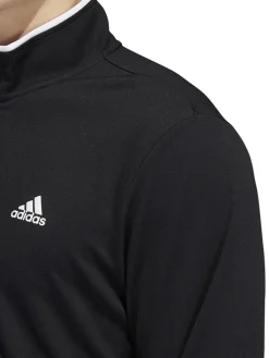 Adidas Quarter-Zip Pullover - Black/White