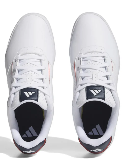 Adidas Retrocross Spikeless Golf Shoes - Cloud White/Cloud White/Collegiate Navy