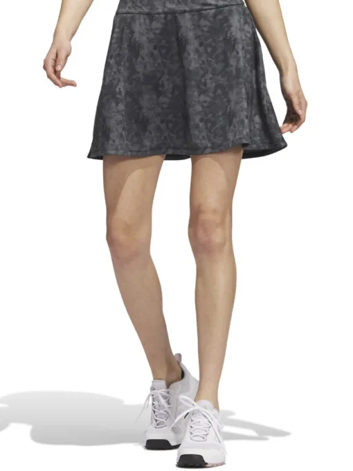 Adidas Women'S Essentials Printed Golf Skort - Black