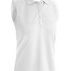 Callaway Women'S Sleeveless Knit Polo - Brilliant White