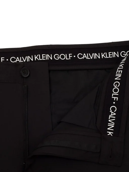 Calvin Klein Bullet Regular Fit Stretch Trouser - Black