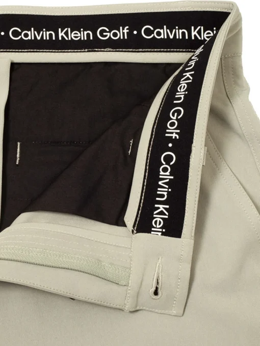 Calvin Klein Bullet Regular Fit Stretch Trouser - Cameo Green