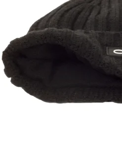 Calvin Klein Chunky Knit Badge Beanie