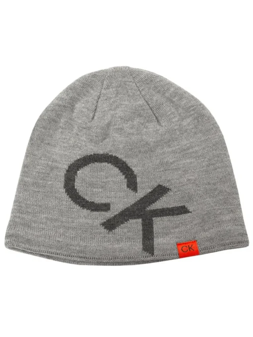Calvin Klein Large Monogram Reversible Beanie