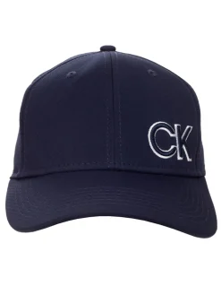 Calvin Klein Logo Cap - Navy/White
