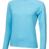 Calvin Klein Women'S Bolina 1/4-Zip Mid-Layer - Heritage Blue