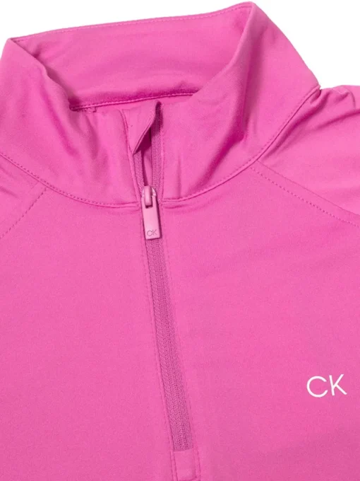 Calvin Klein Women'S Bolina 1/4-Zip Mid-Layer - Orchid