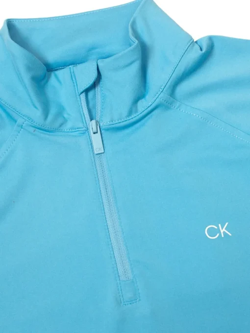 Calvin Klein Women'S Bolina 1/4-Zip Mid-Layer - Heritage Blue