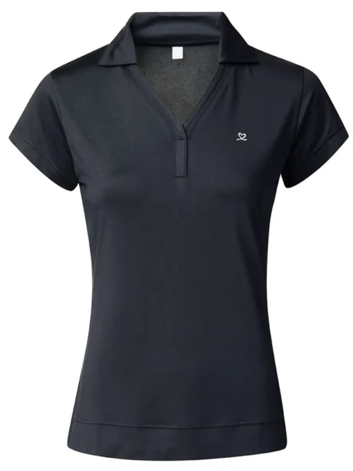 Daily Sports W Anzio Cap Sleeve Polo - Navy
