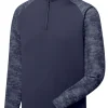 Footjoy Camo Colour Block Midlayer (Athletic Fit) - Navy