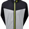 Footjoy Hydrolite Rain Jacket - Black/Grey/Lime