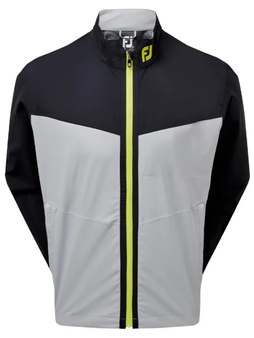 Footjoy Hydrolite Rain Jacket - Black/Grey/Lime