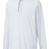 Footjoy Long Sleeve Sun Protection Polo - White