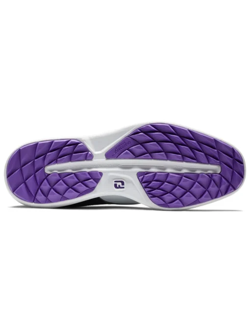 Footjoy Women'S Fj Traditions Spikeless Golf Shoes - White/Navy