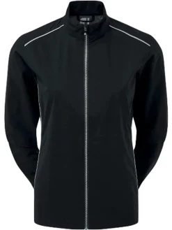 Footjoy Women'S Hydrolite Rain Jacket - Black/Silver