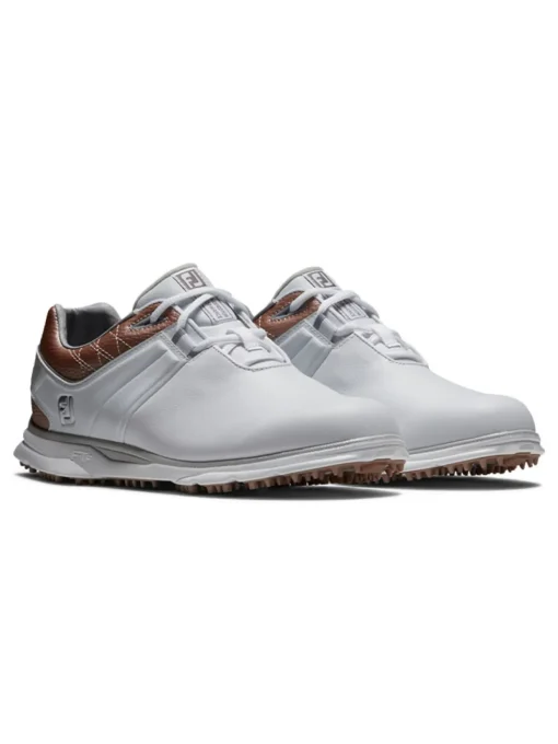 Footjoy Women'S Pro Sl Golf Shoes - White/Rose