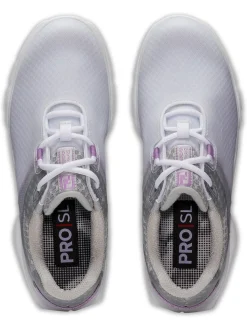Footjoy Women'S Pro Sl Sport Golf Shoes - White/Grey