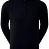 Footjoy Wool Blend 1/2 Zip Lined Pullover - Black