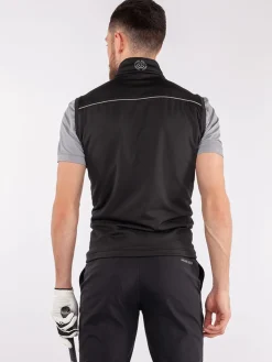 Galvin Green Davon Insula Vest - Black/Sharkskin