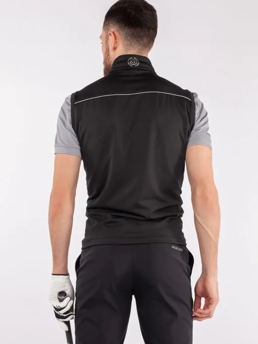 Galvin Green Davon Insula Vest - Black/Sharkskin