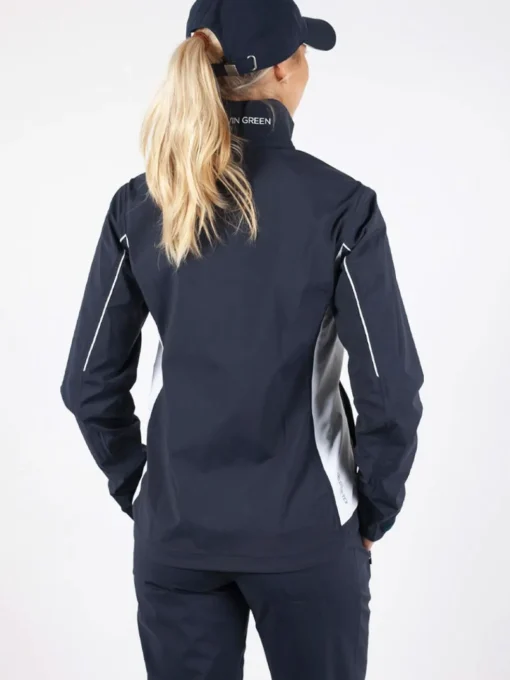 Galvin Green Women'S Aila Gore-Tex Paclite Rain Jacket - Navy/White