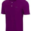 Greg Norman Classic Pique Shark Polo - Vintage Grape
