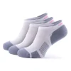 Meikan 3 Pack Womens Low Cut Coolmax Technical Sports Socks - White/Grey