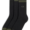 Oakley Essential 3 Pairs Of Socks - Blackout