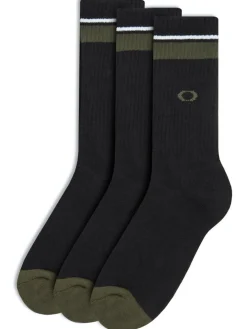 Oakley Essential 3 Pairs Of Socks - Blackout