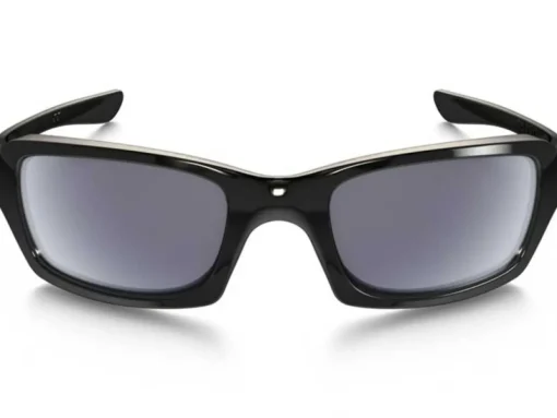Oakley Fives Squared Sunglasses - Polished Black W/ Grey