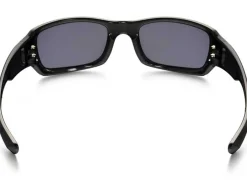 Oakley Fives Squared Sunglasses - Polished Black W/ Grey