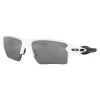 Oakley Flak 2.0 Xl Sunglasses - Polished White W/ Prizm Black Polarised