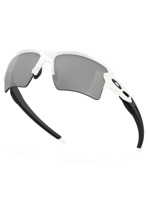 Oakley Flak 2.0 Xl Sunglasses - Polished White W/ Prizm Black Polarised