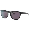 Oakley Manorburn Sunglasses - Matte Black W/ Prizm Grey