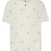 Oakley Rc Micro Shade Print Golf Polo Shirt - Golf Pattern Arctic White