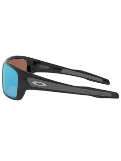 Oakley Turbine Sunglasses - Polished Black W/ Prizm Deep Water Polarised