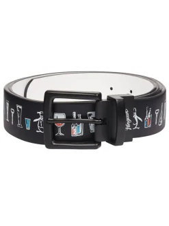 Original Penguin Have A Beer Printed Golf Belt - Bright White