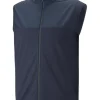 Puma Cloudspun Colorblock Golf Vest - Navy Blazer/Navy Blazer Heather