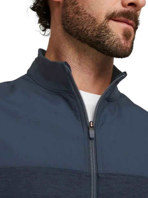 Puma Cloudspun Colorblock Golf Vest - Navy Blazer/Navy Blazer Heather