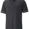 Puma Cloudspun Haystack Golf Polo - Puma Black Heather
