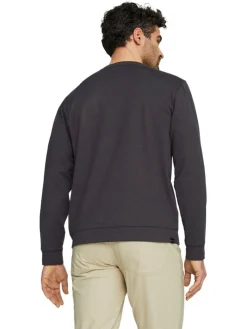 Puma Cloudspun Heather Golf Sweatshirt - Puma Black Heather