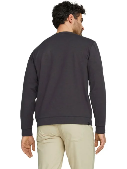 Puma Cloudspun Heather Golf Sweatshirt - Puma Black Heather