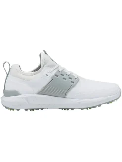 Puma Ignite Articulate Wide Golf Shoes - Puma White/High Rise
