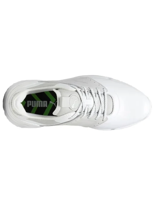 Puma Ignite Elevate Crafted Golf Shoes - Puma White/Ash Grey
