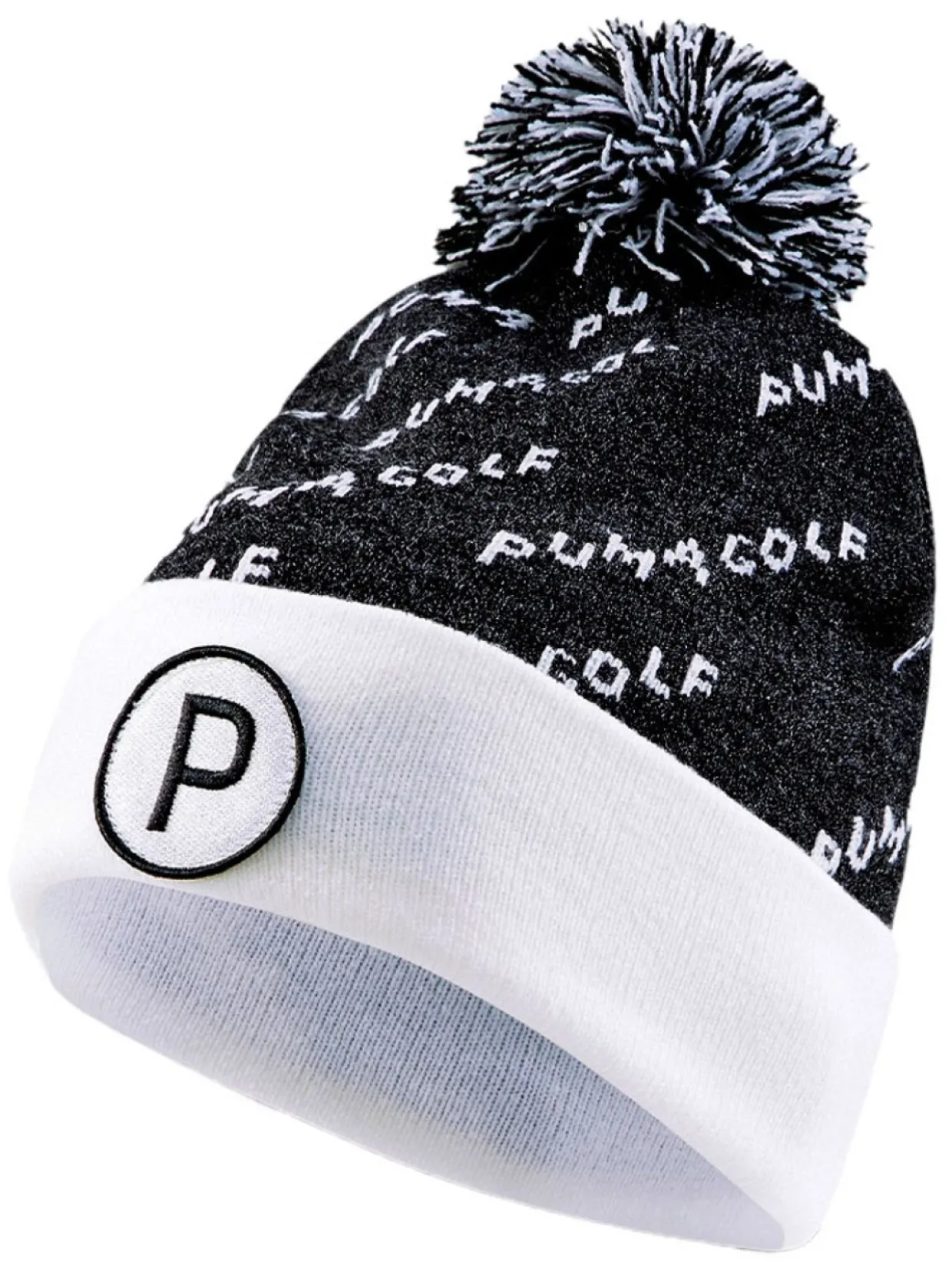 Puma P Removable Pom Beanie