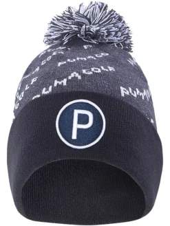Puma P Removable Pom Beanie