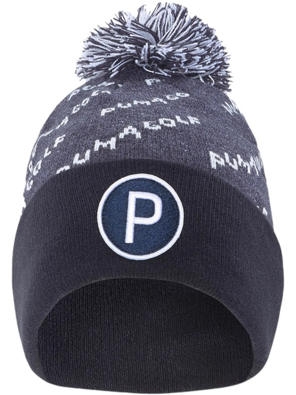 Puma P Removable Pom Beanie